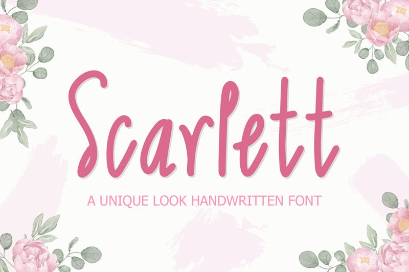 Scarlett 字体
