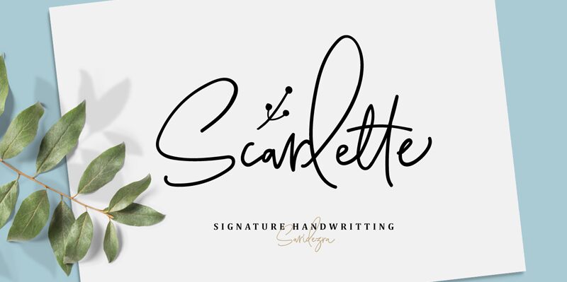 Scarlette Schriftart
