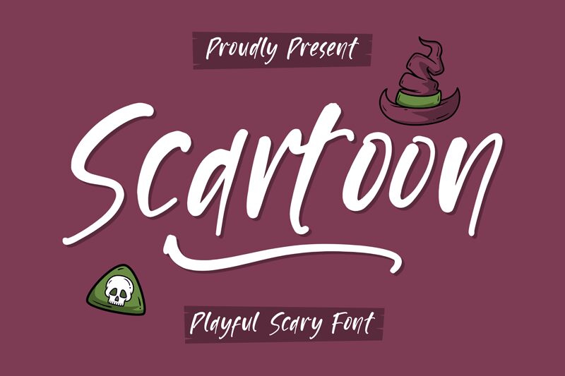 Scartoon Schriftart