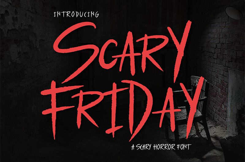 Scary Friday Шрифт
