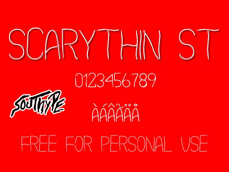 Scarythin St Carattere