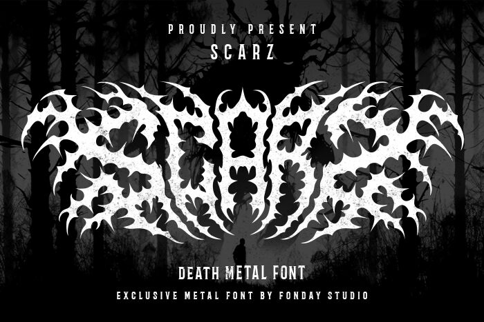 SCARZ Schriftart