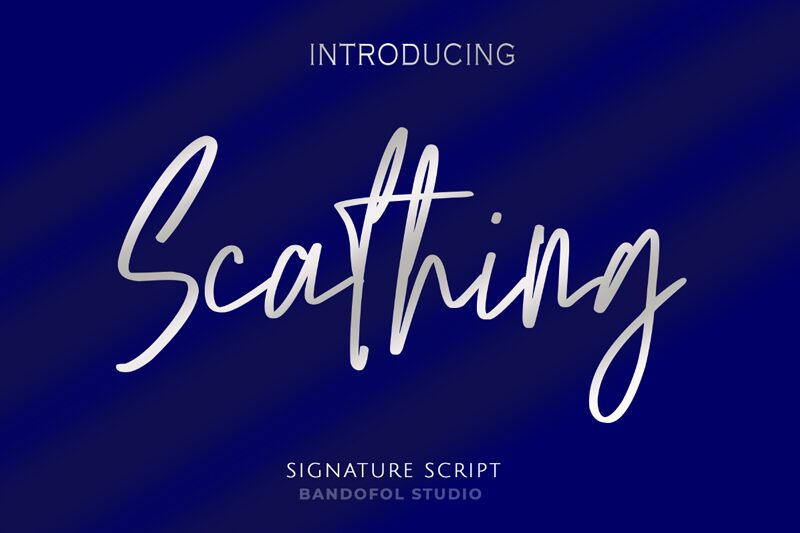 Scathing Schriftart