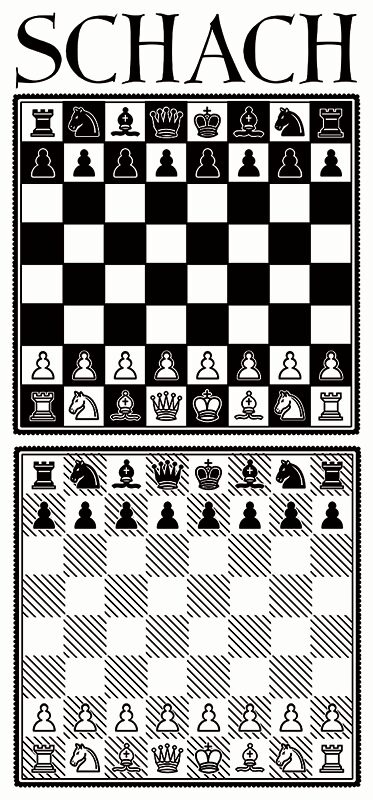 Schach Schriftart