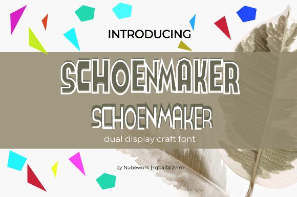 Schoenmaker Schriftart