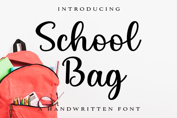 School Bag Carattere