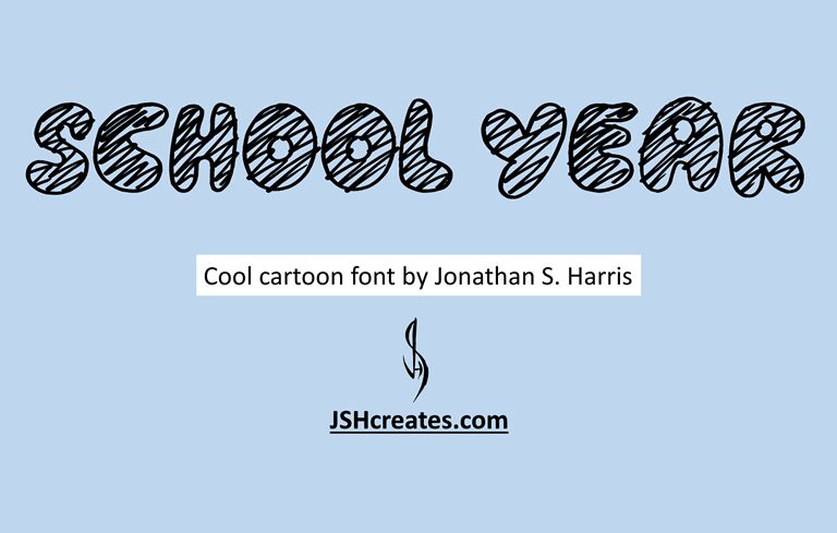 School Year Schriftart