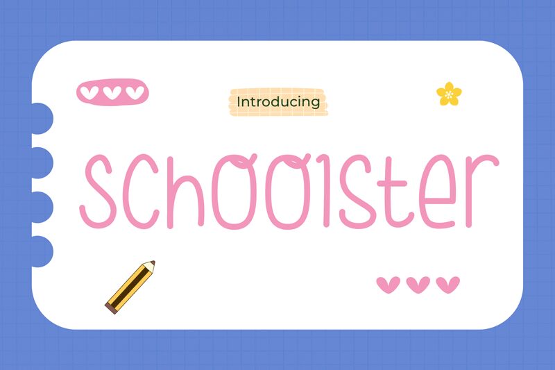 Schoolster الخط 