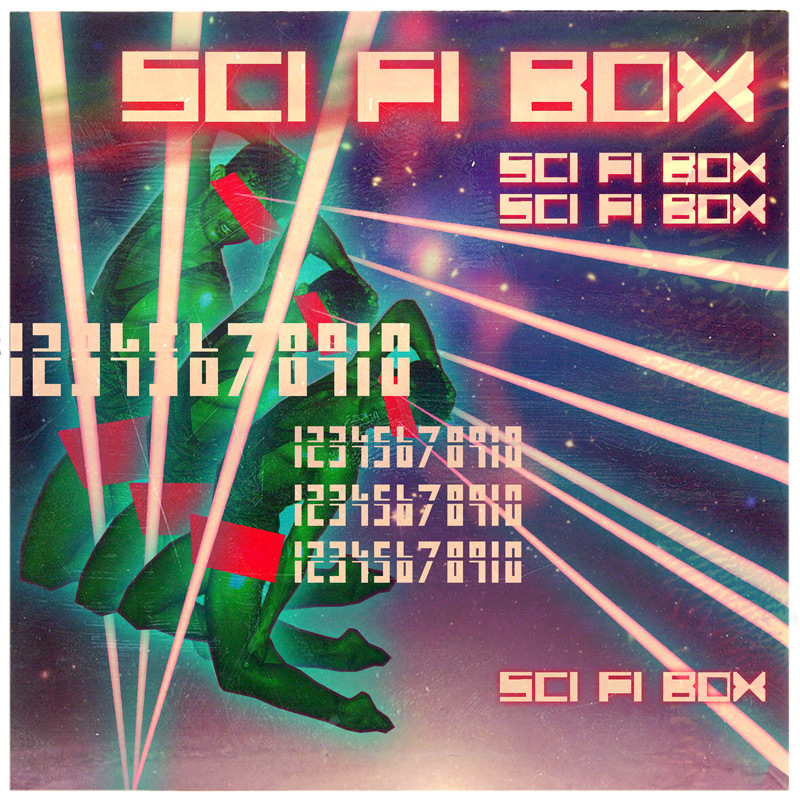 SCI FI BOX Schriftart