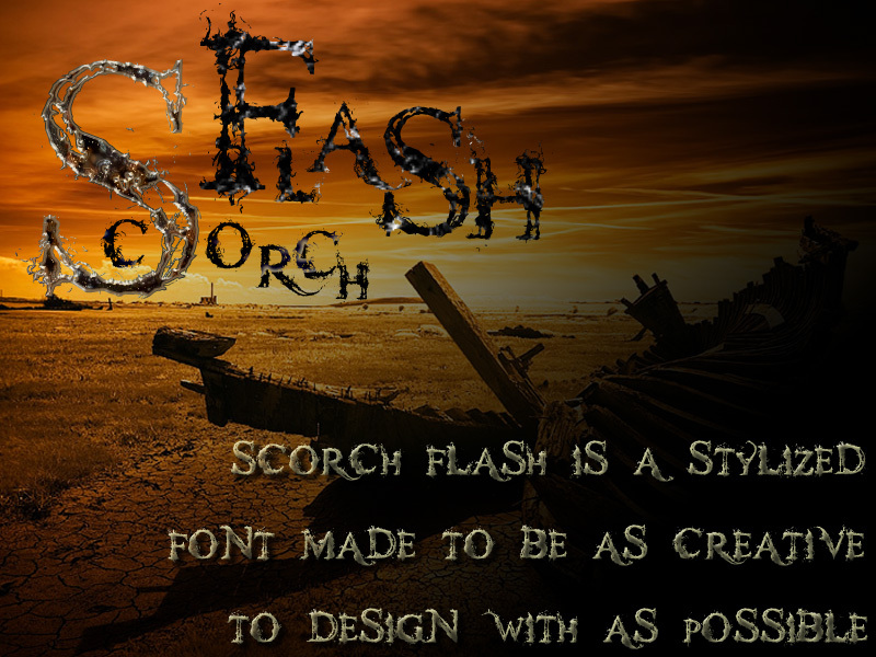 scorchflash Schriftart