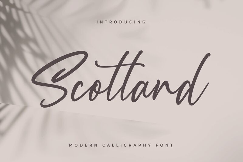 Scotland Schriftart
