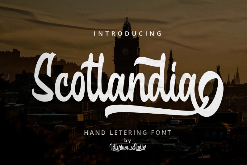 Scotlandia Schriftart