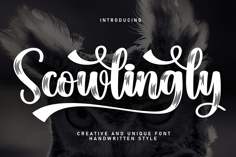 Scowlingly Schriftart