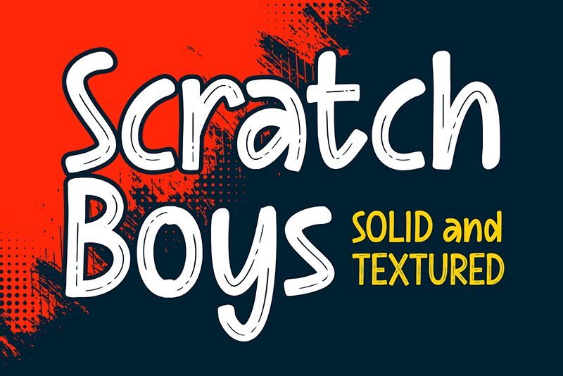 Scratch Boys Schriftart