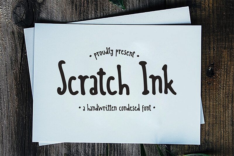 Scratch Ink Czcionka