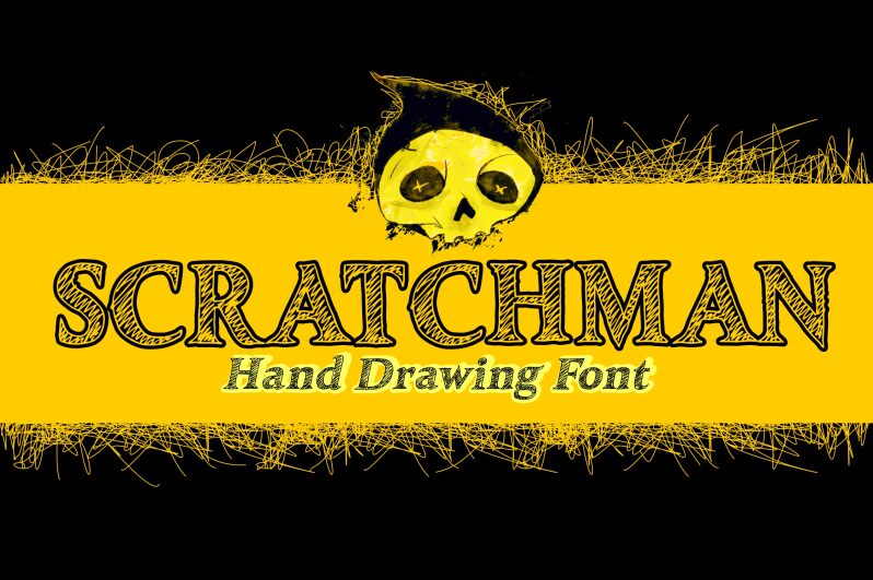Scratchman Schriftart