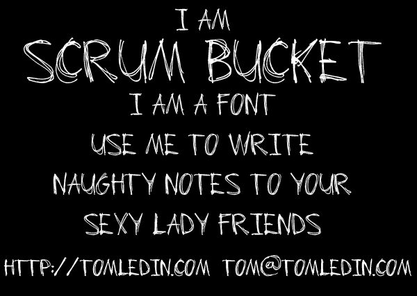 Scrum-Bucket Carattere