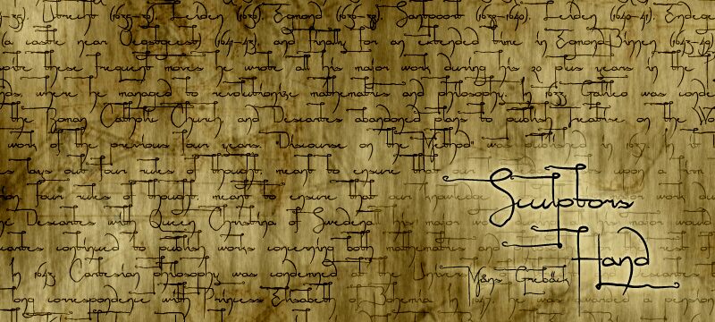 Sculptors Hand Carattere