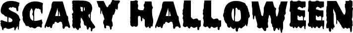 Scary Halloween Font Bold