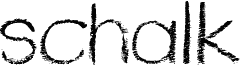 Preview of the schalk font
