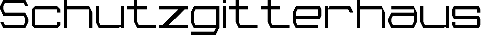 Schutzgitterhaus-Grotesk NBP Regular