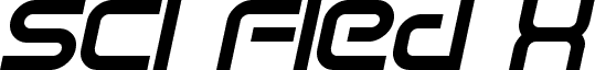 Sci Fied X Italic