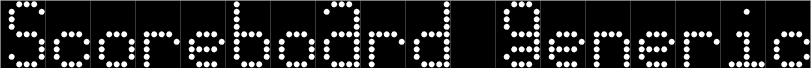Scoreboard generic Regular