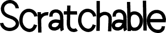 Scratchable