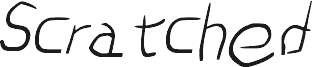 Scratched-Italic