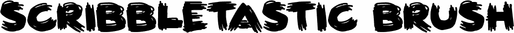 Попередній перегляд шрифту Scribbletastic Brush