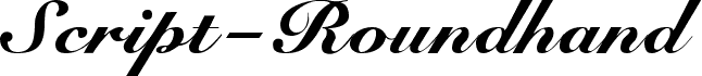 Script Roundhand Normal