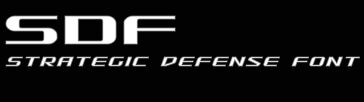 SDF Czcionka