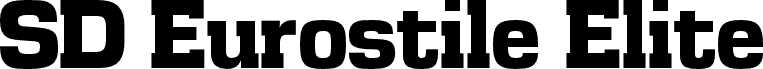 SD Eurostile Elite Demo