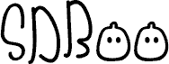 SDBoo Regular carattere