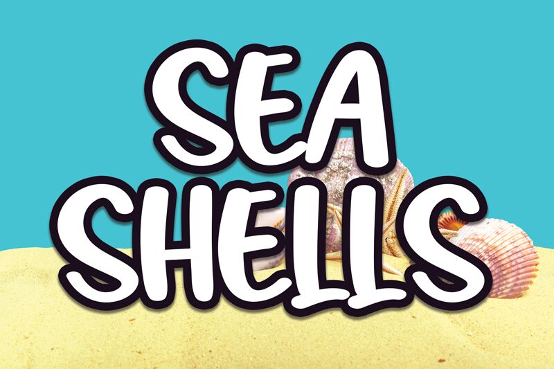 Sea Shells Шрифт