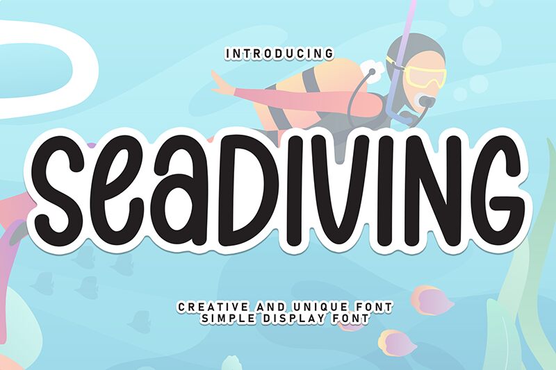 Seadiving 字体