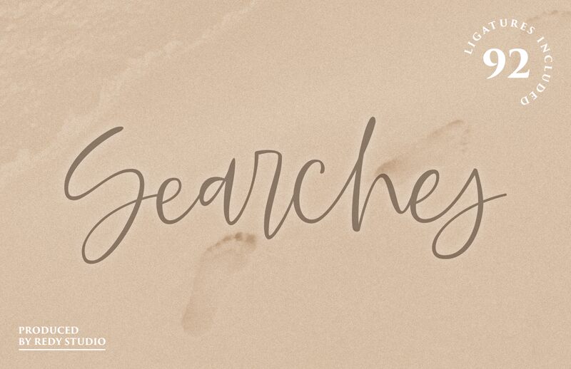 Searches Schriftart