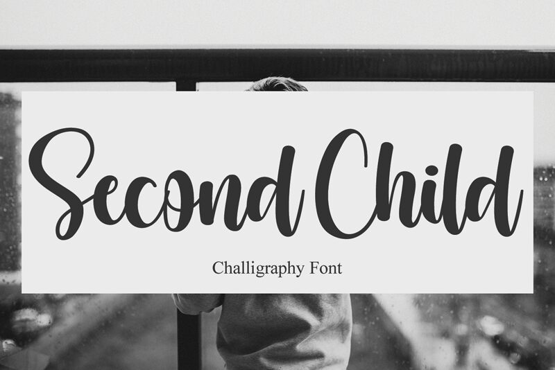 Second Child フォント