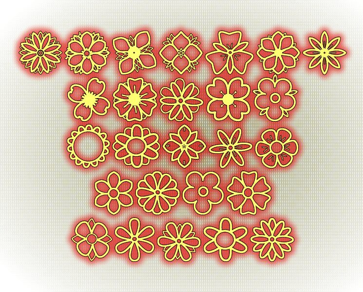 Second Flowers St Czcionka