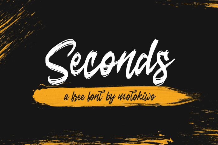 Seconds Schriftart