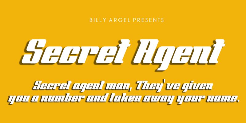 Secret Agent Schriftart