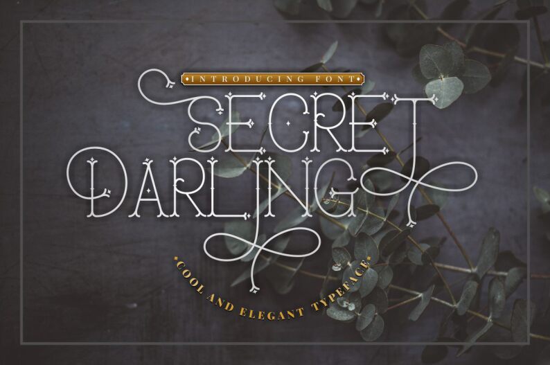 Secret Darling الخط