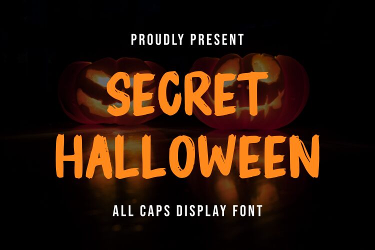 Secret Halloween Schriftart