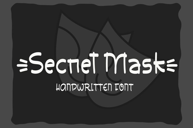 Secret Mask Czcionka