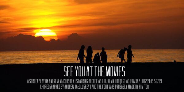 See You At The Movies Fonte