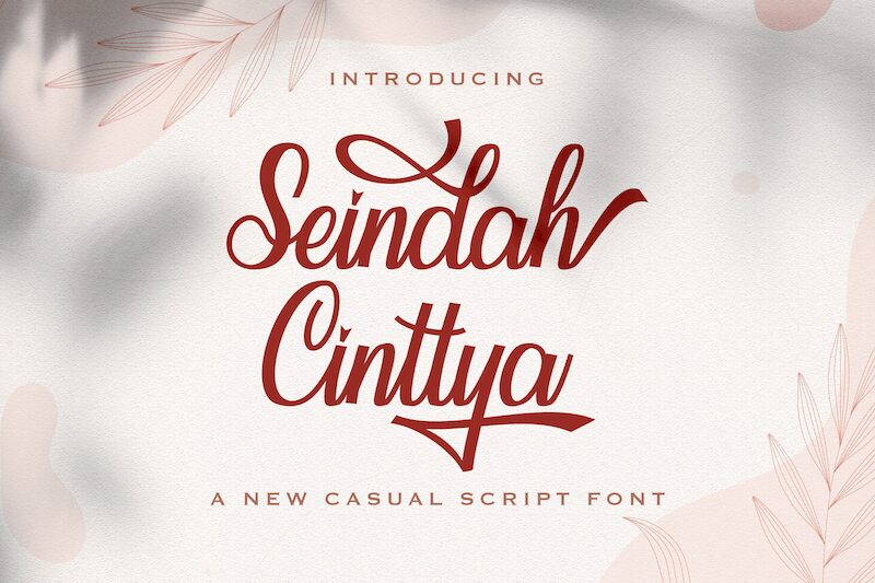 SeindahCinttya Font
