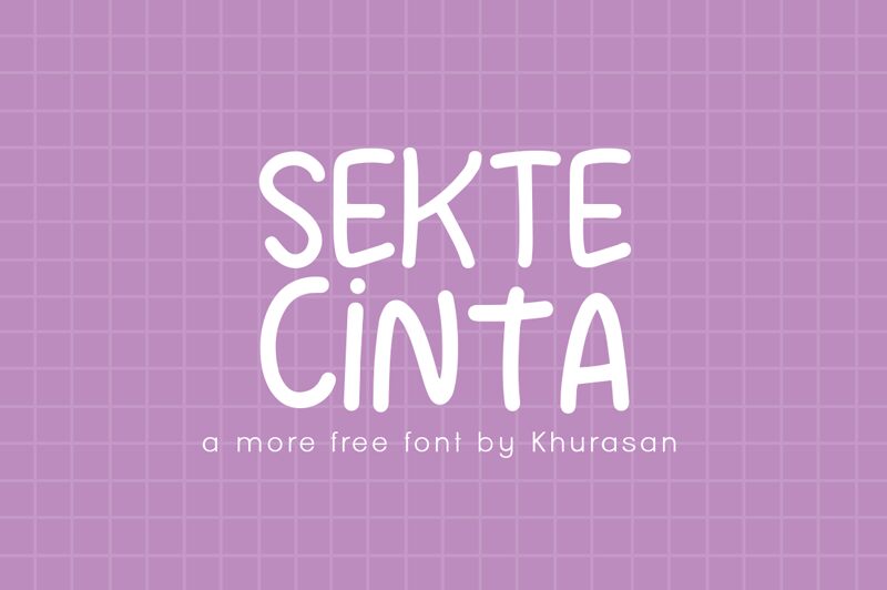 Sekte Cinta 字体