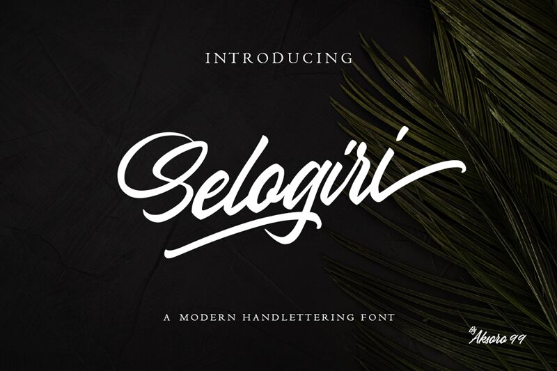 Selogiri Schriftart