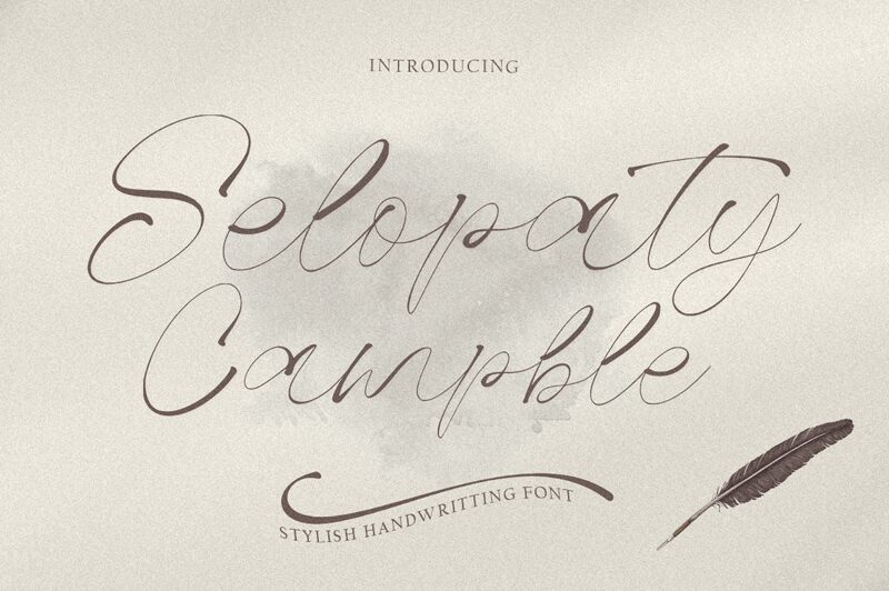 Selopaty Campble Schriftart