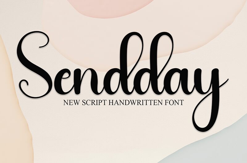 Sendday 字体